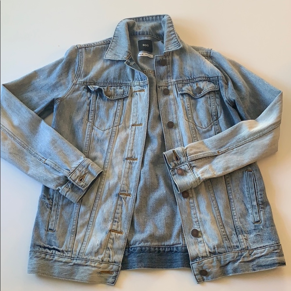 ❌SOLD❌BDG distressed jean jacket